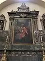 Fresque de Saint Anselme dans la cathédrale d'Aoste.