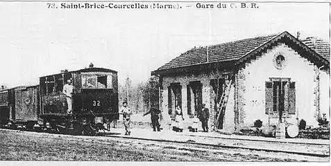 Locomotive Corpet-Louvet de la série 30-34 des Chemins de fer de la Banlieue de Reims (CBR) identique à la locomotive no 1.
