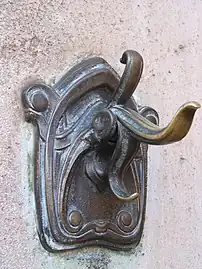 Détail de la porte