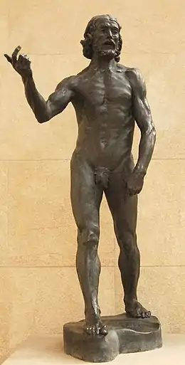 Saint-Jean-Baptiste, statue en bronze d'Auguste Rodin de 1878.