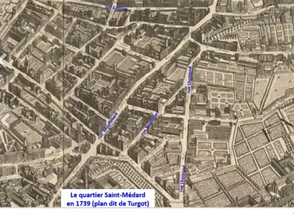 St-Médard en 1739