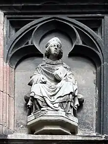 Statue de saint Séverin de Cologne