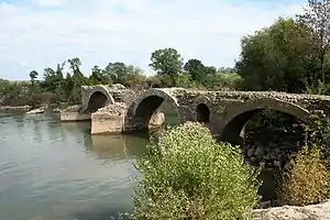 Pont romain de Saint-Thibéry (Hérault)