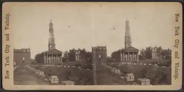 Photo stéréoscopique de la chapelle Saint John, en 1867