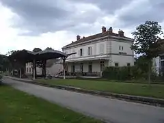 Gare de Saint-Gengoux sur la coulée verte de Bourgogne du sud