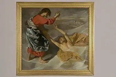 Saint Pierre sauvé des eaux, huile sur toile, Avignon, Musée Calvet