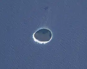 Image satellite de l'île Saint-Pierre.