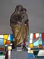 La statue de La Vierge.