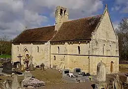 La chapelle Saint-Orthaire d'Étavaux.