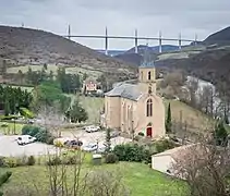 La nouvelle église de Peyre.