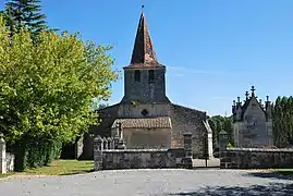 Façade ouest de l'église