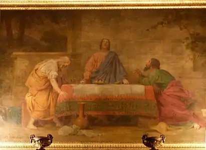 Les Pélerins d'Emmaüs, (1840), Paris, église Saint-Denys-du-Saint-Sacrement.