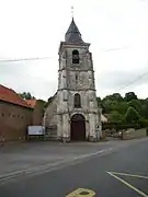 Le clocher de l'église Saint-Médard.