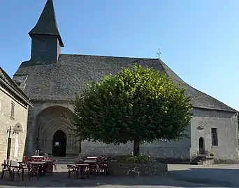 L'église de Chaumeil.