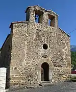 Façade occidentale de la chapelle.