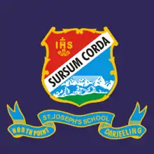 Description de l'image St Joseph's School (Darjeeling) logo.png.