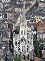 L'église Saint-Maclou de Rouen, une des nombreuses églises de Rouen construites en craie.