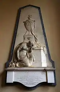 Mémorial du 6e comte de Coventry dans l'église de Croome Court