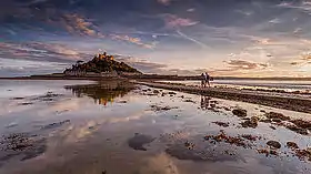 Vue du St Michael's Mount.