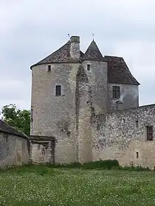 La tour de Montaigne, côté nord.