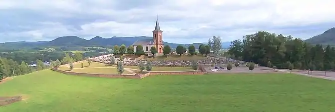 église de Saint Michel sur le Belmont (drone)