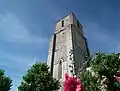 Le clocher de l'église.