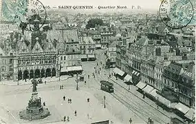 La Grand-Place en 1900.