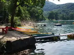 Plage le long du Tarn.