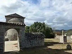 Chapelle Saint-Sébastien, vue du cimetière