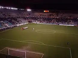 Vue intérieure du Stade Louis-Dugauguez, situé à Sedan