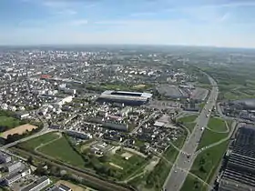 Vue aérienne du territoire métropolitain