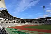 Le terrain d'honneur du stade Charléty