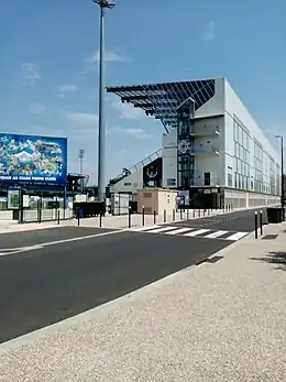 Stade Pierre-Fabre à Castres où évolue le CO en Top 14 et Coupe d'Europe