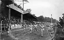 Athlétisme et critérium de vitesse au stade de la Porte Dorée le 7 septembre 1924.