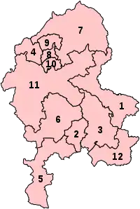 Parliamentary constituencies in Staffordshire