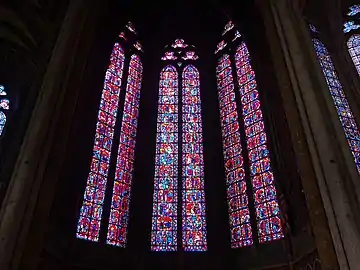 Verrières de la chapelle du Sacré-Cœur.