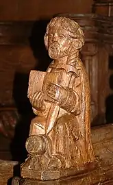 Stalles de bois sculpté du XVe siècle de la chapelle des Augustins.
