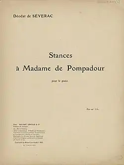 Image illustrative de l’article Stances à Madame de Pompadour