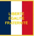 Drapeau de la Communauté française (1958-1960).