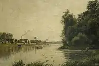 La Seine à La Garenne Saint-DenisStanislas Lépine, vers 1870 Ashmolean Museum, Oxford.