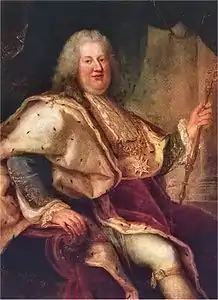 Portrait du roi Stanislas, château de Chambord.