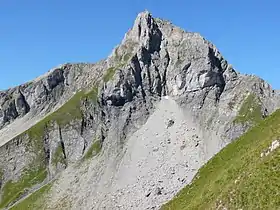 Vue depuis le sud-est.