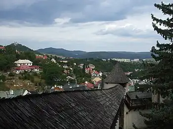 La vue du Calvaire à partir du Vieux Château