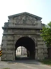 La vieille porte de Lviv à Zamość
