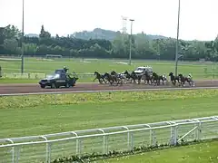 Course à l'hippodrome de Cavaillon.