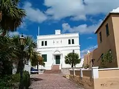 Le Parlement des Bermudes siégeait dans cet édifice à Saint-George jusqu'à ce que la capitale devienne Hamilton au XIXe siècle.