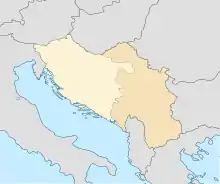 carte de la Yougoslavie