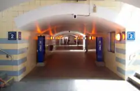 Passage souterrain et accès aux quais