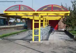 Abri à vélos.