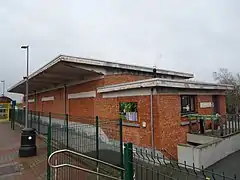 Ancienne halle à marchandises,reconvertie en centre culturel.